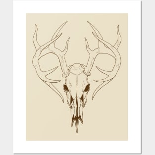 Deer Skull Posters and Art